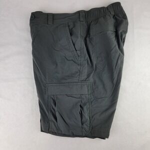 REI Co-op Mens Gray Nylon Spandex Blend Cargo Shorts Size 30 Outdoors Hiking